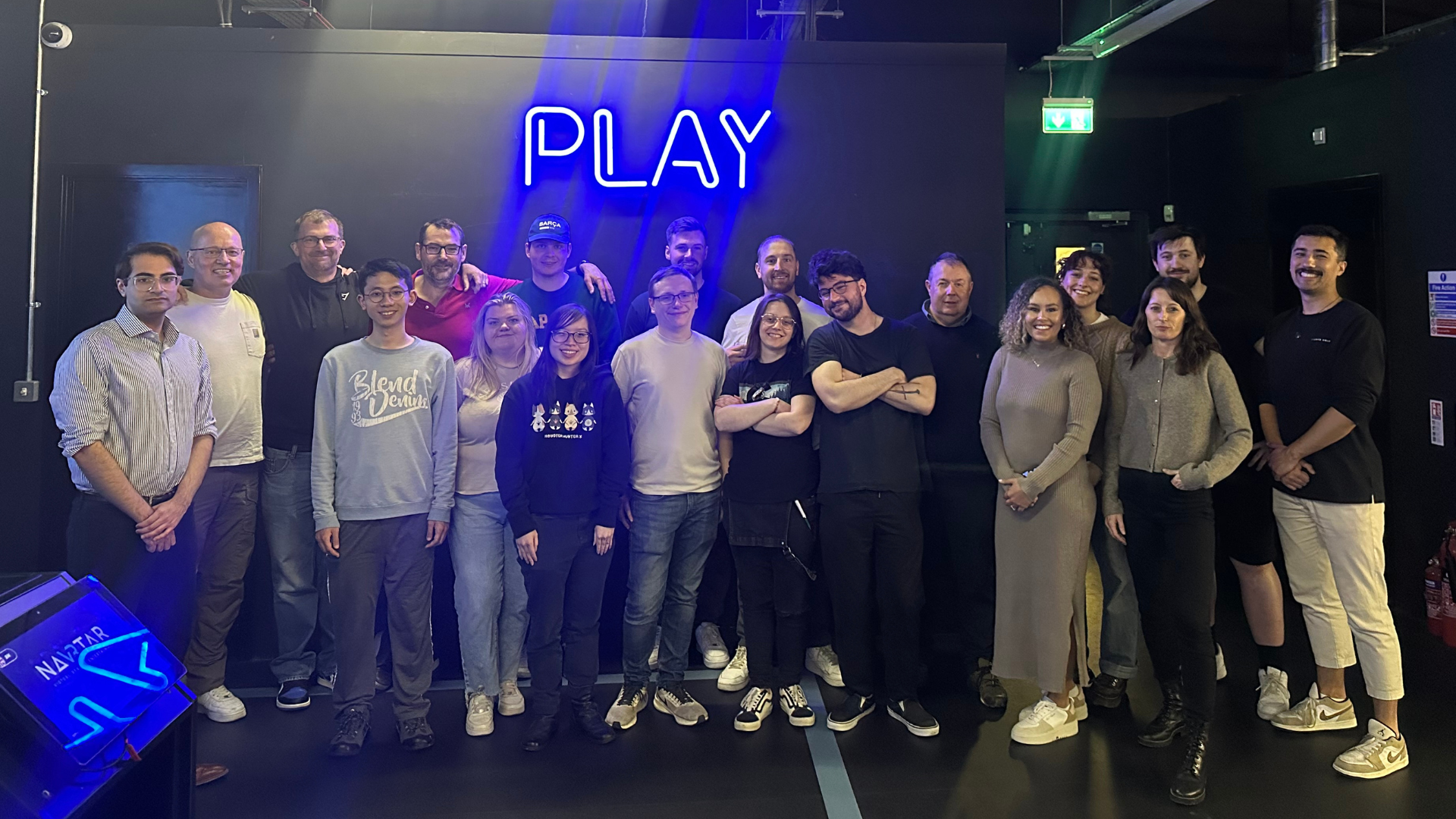 Eebz employees at a team event